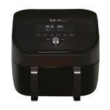 Freidora de aire Instant Pot Versazone Dual – Negra, gran capacidad (8,5 L), ideal para familias – Cesta doble con separador, 8 funciones en 1: deshidratar, grill, hornear, asar, recalentar