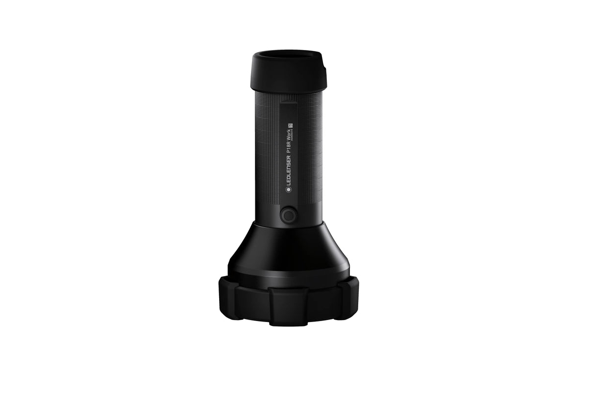 Ledlenser P18R Work | 2020 | Linterna LED Recargable, Súper Brillante 4500 lm, alcance de 720m, Potente Reflector, SOS, Estroboscópica, 70h de autonomía, IP54, Obra, Camping, Senderismo