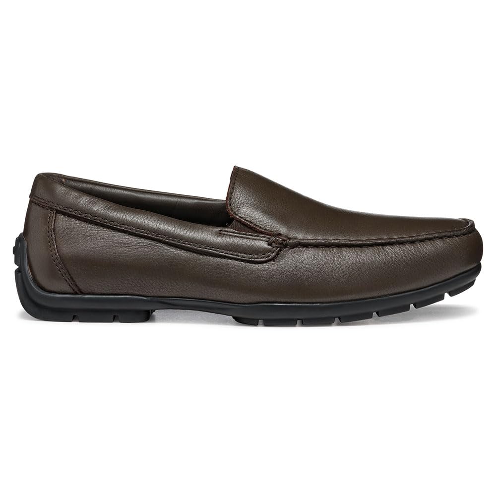 Geox U Moner W 2FIT A, Mocasín Hombre, Coffee, 41 EU