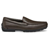 Geox U Moner W 2FIT A, Mocasín Hombre, Coffee, 41 EU
