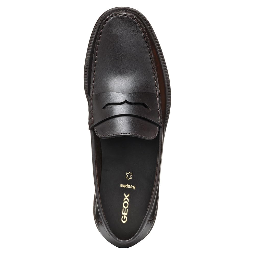 Geox U RECANATI D, Mocasín Hombre, Coffee, 42 EU