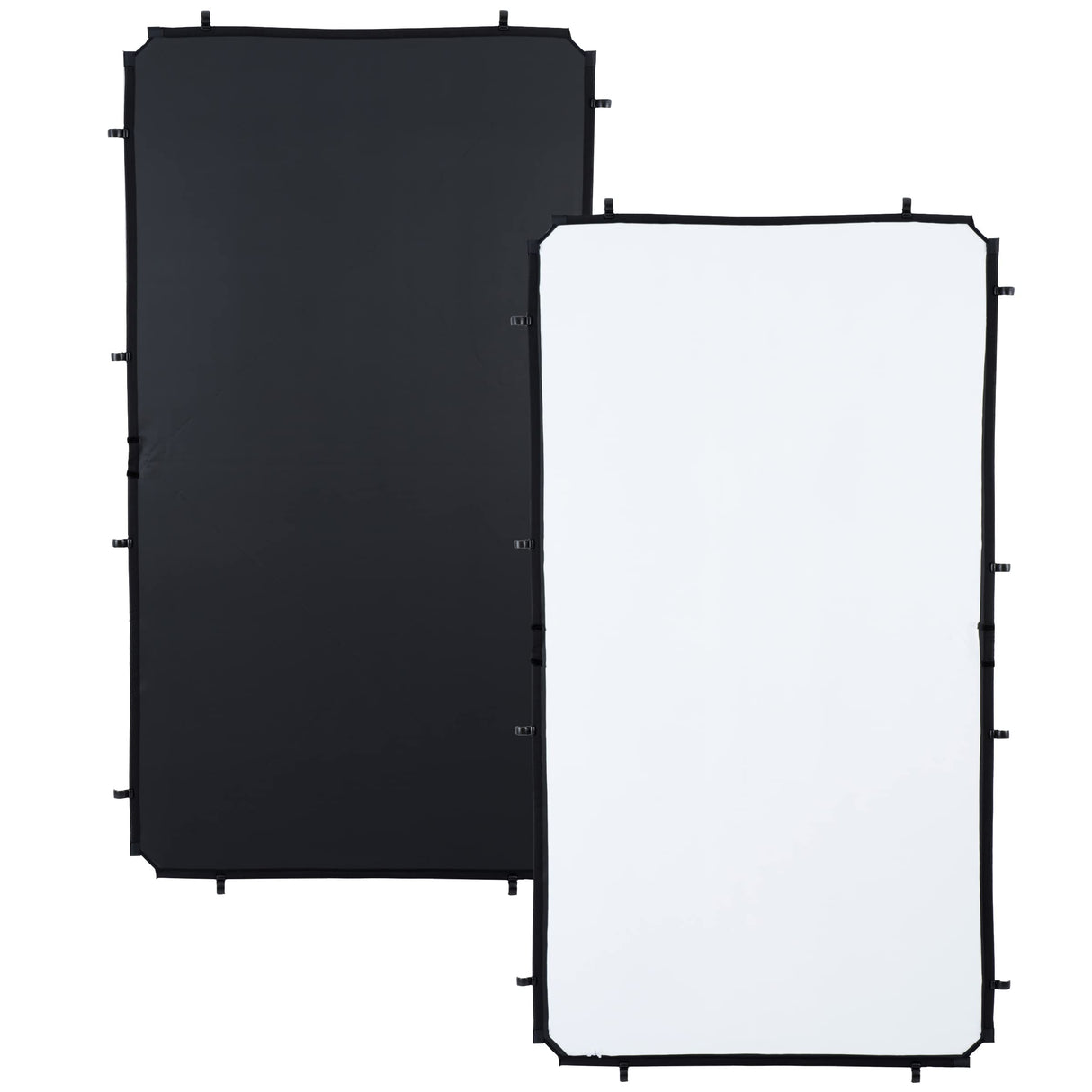 Manfrotto Skylite - Tela 1.1 x 2 m, Blanco/Negro