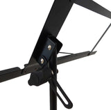 Keepdrum MUS2 BK - Atril para partituras (incluye funda y 4 clips de sujeción), color negro