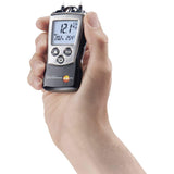Testo 0560 6062 606-2 - Humidímetro digital de mano para madera y materiales (incluye termómetro de aire y capuchón protector)