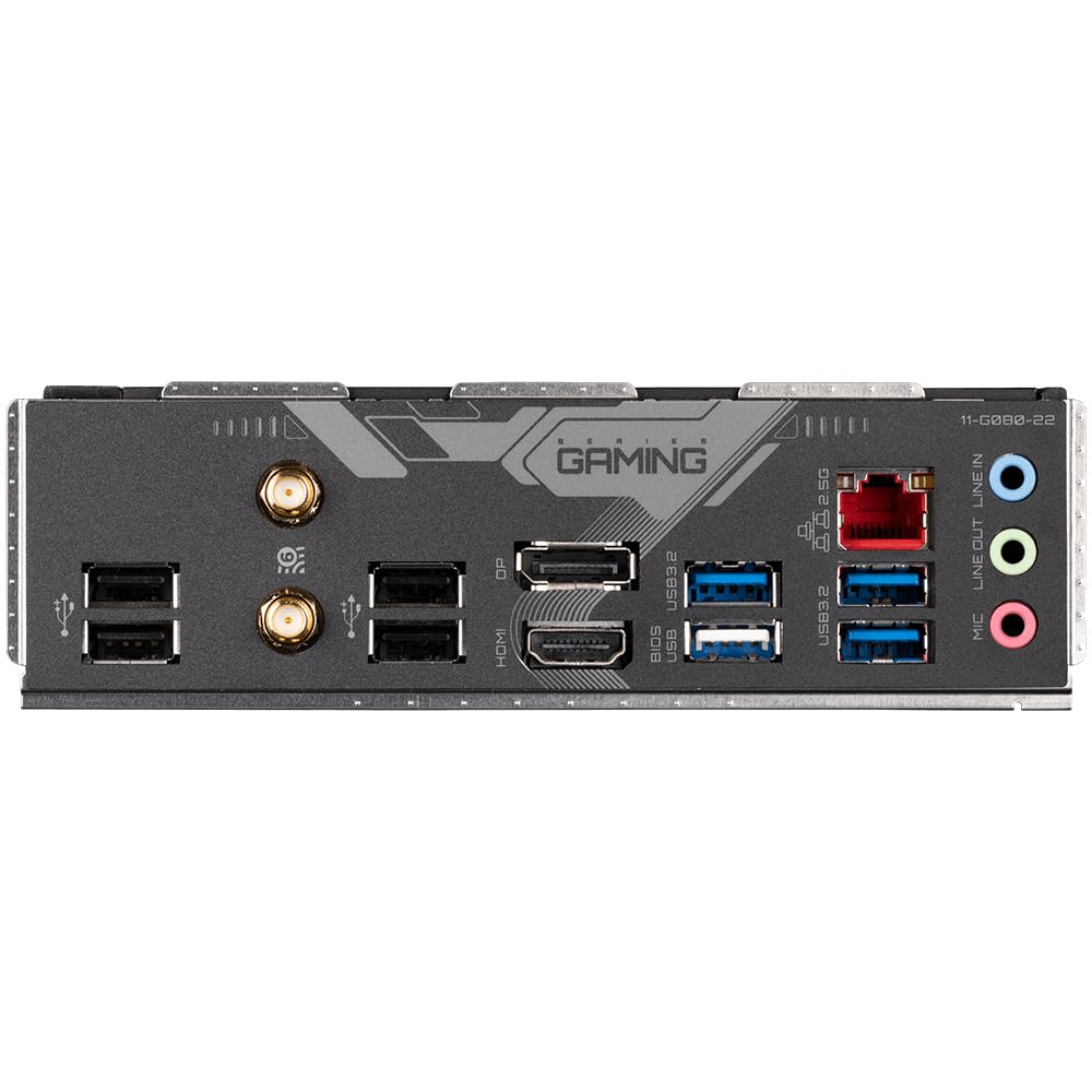 GIGABYTE B760M Gaming X AX Placa Base - Compatible con procesadores Intel Core 14ª generación, VRM de 8+1+1 Fases, hasta 7600 MHz DDR5, 2xPCIe 4.0 M.2, Wi-Fi 6E, LAN 2.5GbE, USB 3.2 Gen 2