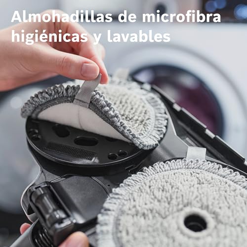 Bosch, aspirador sin cable 2en1, Unlimited 7 ProHygienic Aqua, cepillo 2en1 DynamicAqua, cepillo convencional, blanco, BCS71HYG2