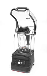 HENDI Batidora profesional con cubierta insonorizada, control manual, jarra de policarbonato resistente al calor y frío, velocidad variable, 230V, 1680W, 250x300x(H)540mm, ABS, acero inoxidable