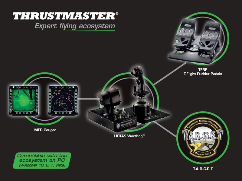 Thrustmaster Hotas Warthog Flightstick - Joystick para PC