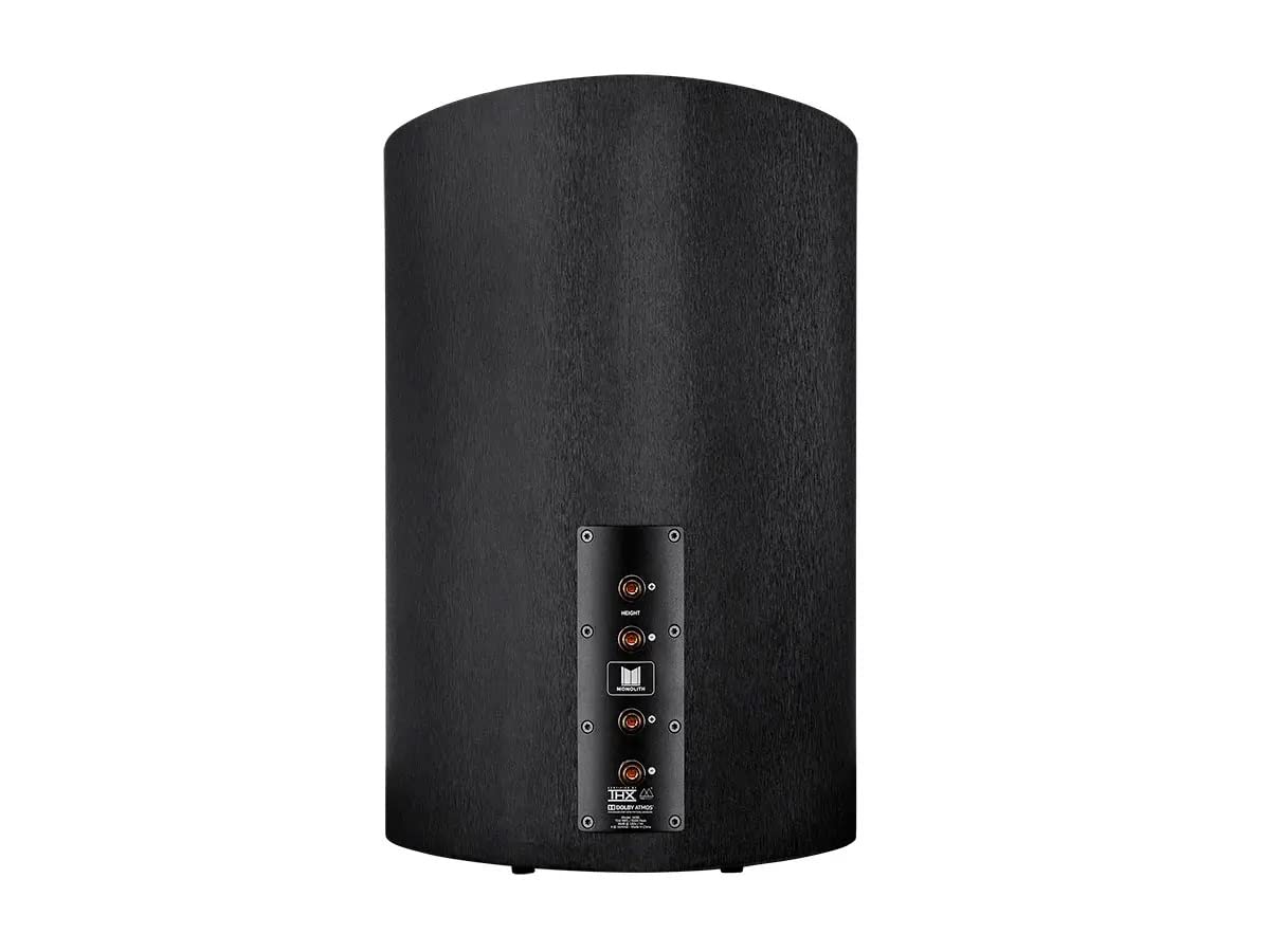 Monolith Monoprice THX-265B Dolby Atmos Ready - Altavoz para estantería - Certificado THX Select, Controladores y Carcasas de Primera Calidad, Individualmente, Color Negro