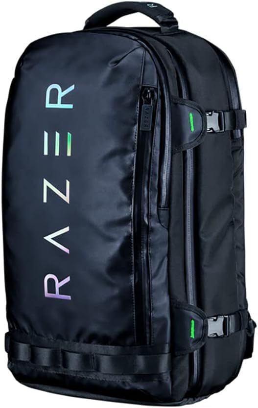Mochila Razer Rogue V3 (15,6") - Mochila de viaje compacta (compartimento para portátil de hasta 15", resistente, cubierta exterior de poliéster) Negro/Chroma