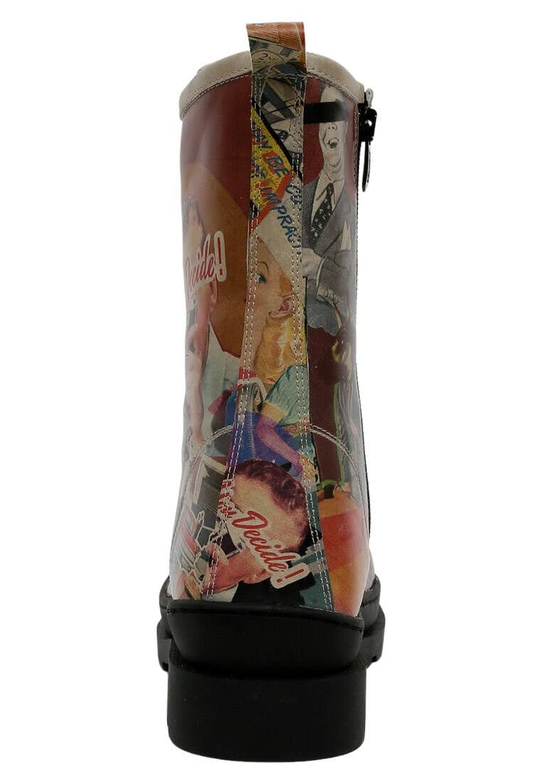 Women Vegan Leather Multicolor Long Boots - You Decide Design