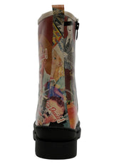 Women Vegan Leather Multicolor Long Boots - You Decide Design