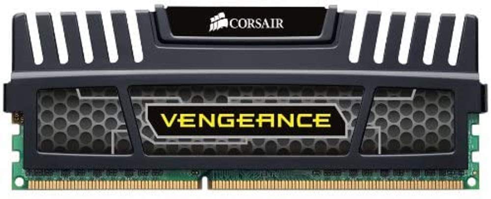 Corsair Vengeance - Módulo de Memoria XMP de Alto Rendimiento 16 GB (2 x 8 GB, DDR3, 1600 MHz, CL9), Negro (CMZ16GX3M2A1600C9)