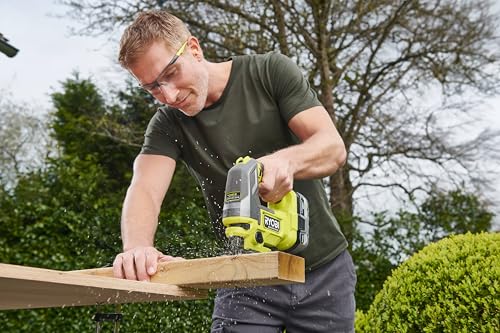 Ryobi - Sierra de calar inalámbrica 18V ONE+, Brushless, alta precisión