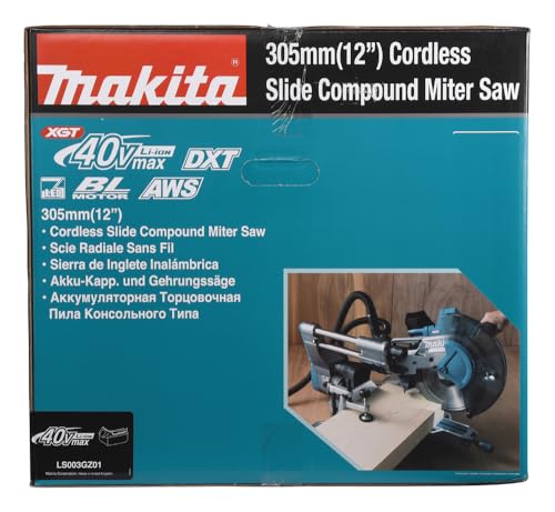 Makita Ingletadora telescópica BL 40Vmax XGT 305mm AWS marca