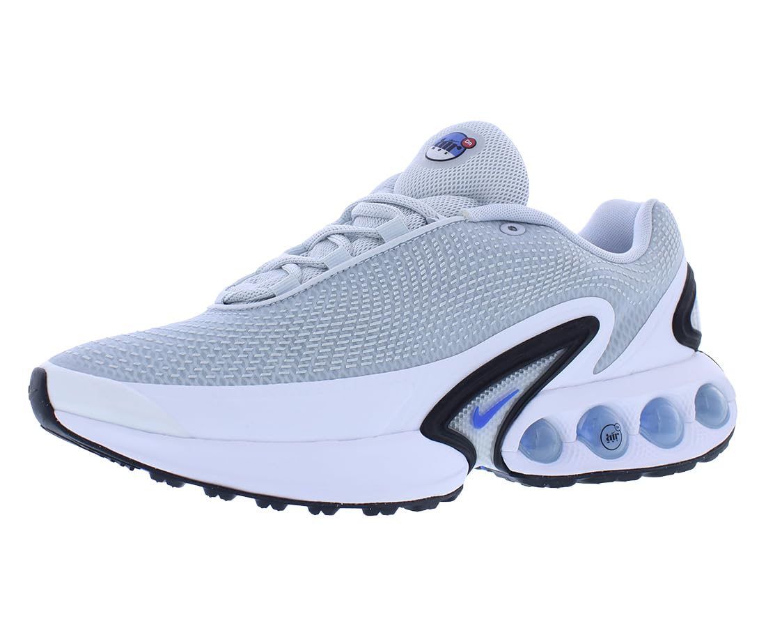 NIKE Air MAX Dn, Sneaker Hombre, Pure Platinum Hyper Royal White Black, 42 EU