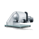 GRAEF Classic C20 - Cortafiambres eléctrico, 170 W, cuchilla Ø170 mm, metálico, corte 0-20 mm, fabricado en Alemania, motor condensador, plateado