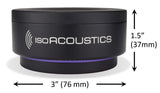 IsoAcoustics ISO-Puck Series aisladores (ISO-Puck 76, Paquete de 2)