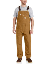 Carhartt, Hombre, Peto En Algodón De Lona, Corte Ligeramente Holgado, Marrón Carhartt®, W30 / L30