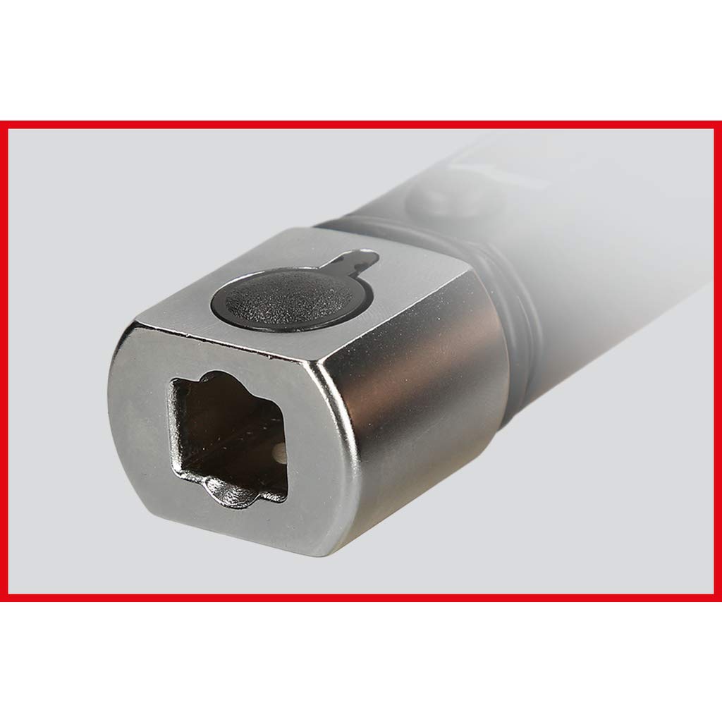KS Tools 516.1672 - Llave dinamométrica con alojamiento cuadrado encajable (565 mm, 60-320 Nm, 14 x 18 mm)