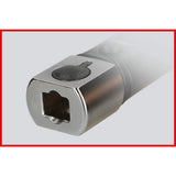 KS Tools 516.1672 - Llave dinamométrica con alojamiento cuadrado encajable (565 mm, 60-320 Nm, 14 x 18 mm)