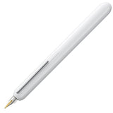 Lamy 1228087 pluma EF modelo 3 White PT diálogo piano, colour blanco/plata/oro