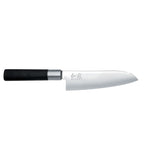 KAI Wasabi Black Bloque de cuchillos de roble equipado con 8 cuchillos, desmontable para limpieza - Dimensiones 31 x 18 x 34 cm - Juego completo de cuchillos de cocina