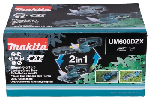 Makita um600dsmex batería de hierba/arreglasetos 10,8 V/4,0 AH, 2 baterías con cargador