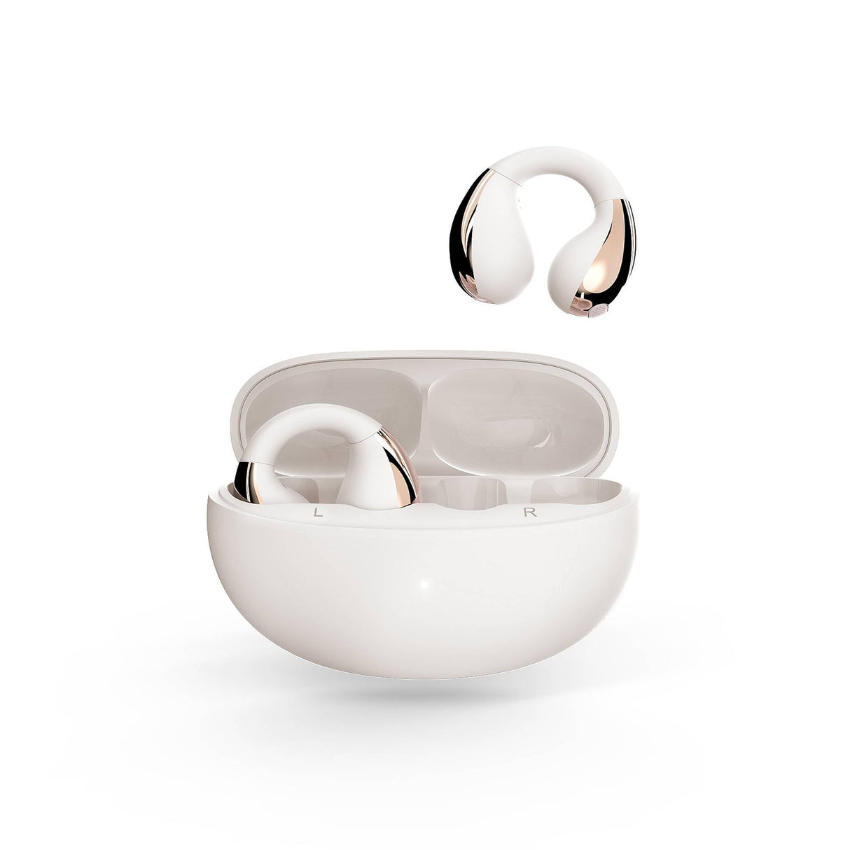 Energy Sistem Coolpods - Auriculares Bluetooth inalámbricos Open Sound - 25H batería, cancelación de Ruido en Llamadas, IPX4 Resistentes al Agua, cómodos y Flexibles