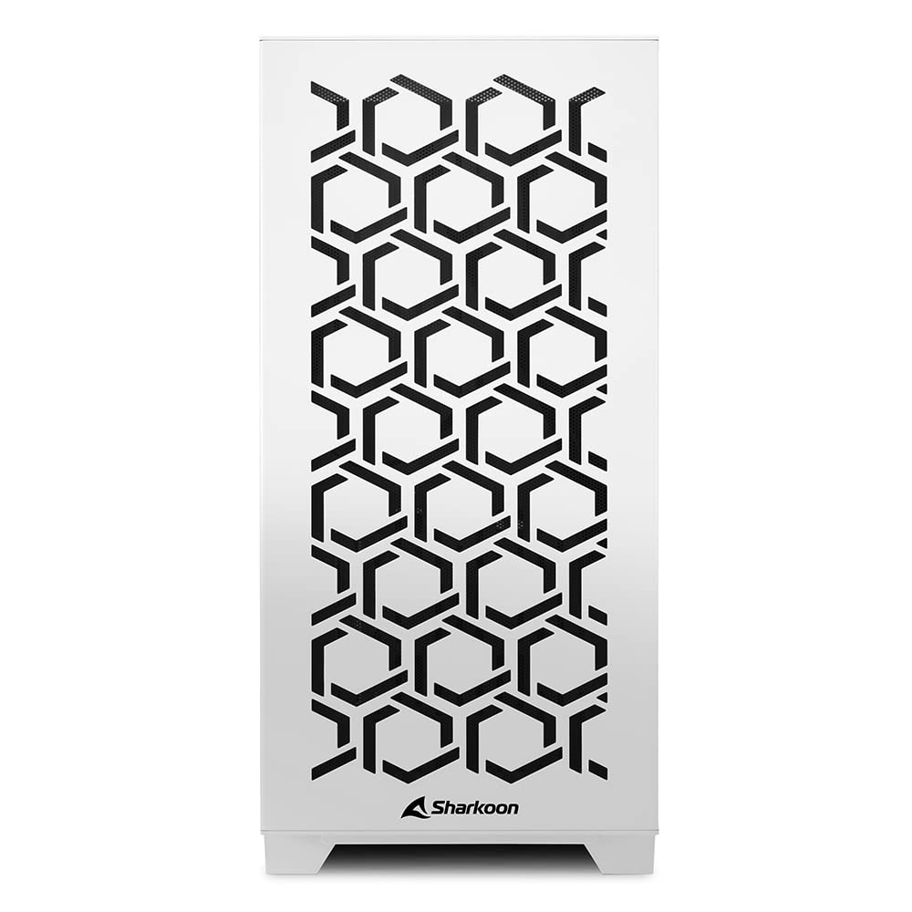Sharkoon MS-Y1000 - Caja de Ordenador, PC Gaming, Micro-ATX, Blanco
