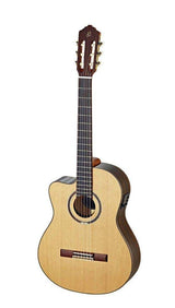 Ortega RCE159SN - Guitarra electroacústica (cedro, tamaño 4/4), color natural