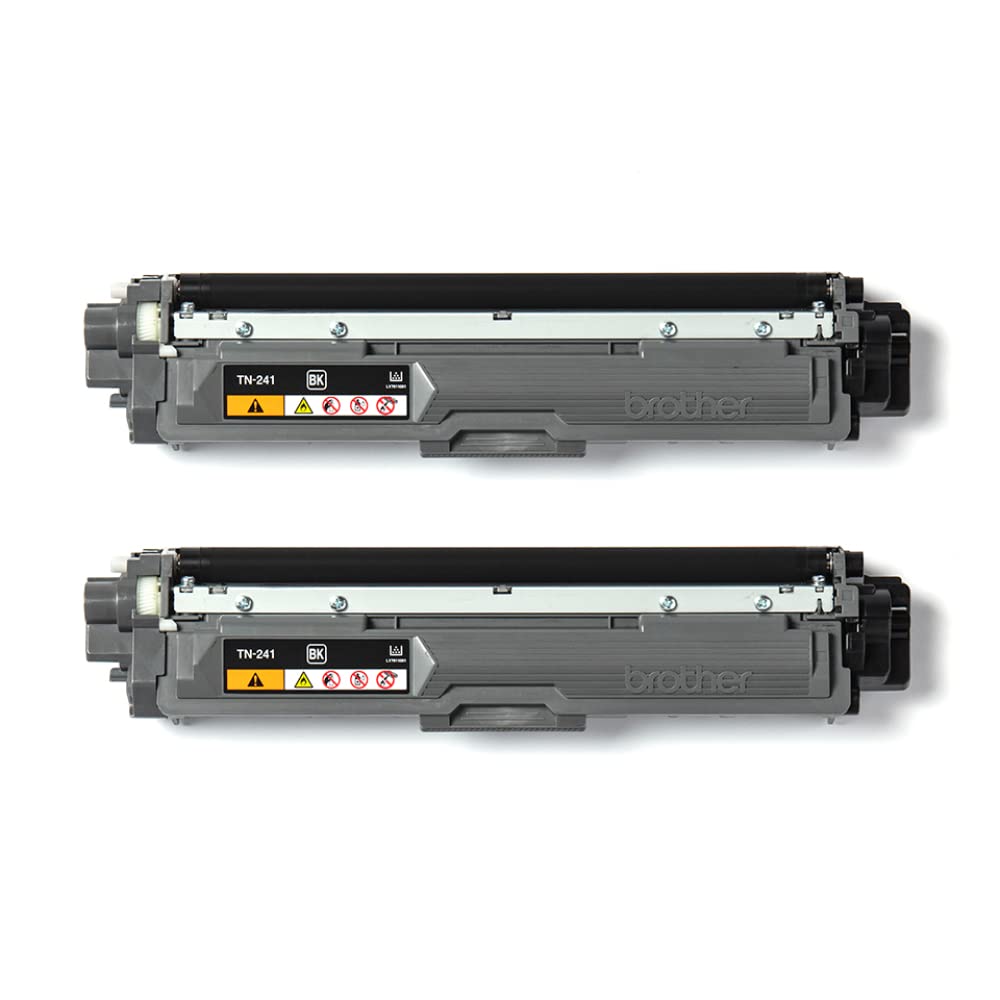 Brother TN241BKTWIN Pack de 2 tóner color negro, Para las imrpesoras HL3140CW, HL3150CDW, HL3170CDW, DCP9015CDW, DCP9020CDW, MFC9140CDN, MFC9330CDW, MFC9340CDW