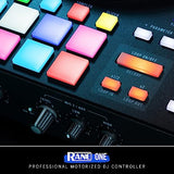 RANE ONE - Controlador DJ Profesional con Platos Motorizados de 7.2” para Serato, Mesa de Mezclas con Serato DJ Pro incluido, Efectos y 8 Pads