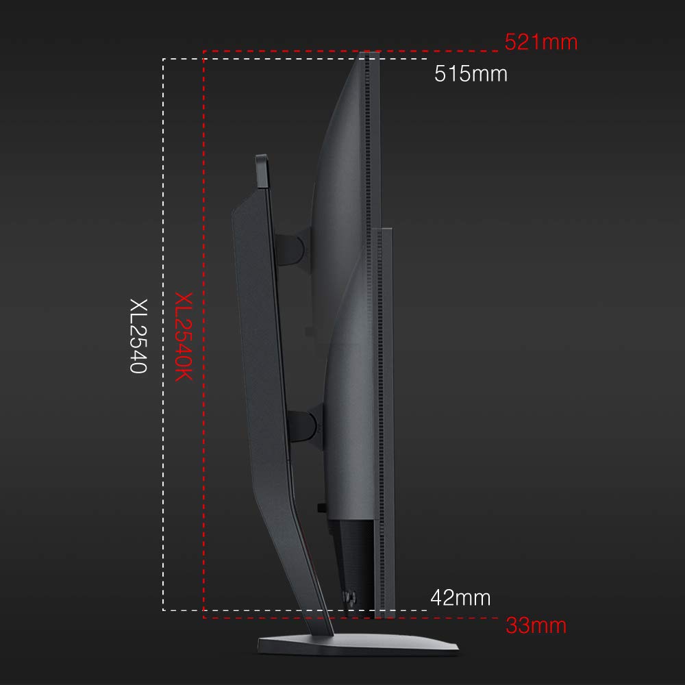 BenQ ZOWIE XL2540K Monitor Gaming (24,5 pulgadas, FHD 1080p, 240 Hz, 1ms, XL Setting to Share)