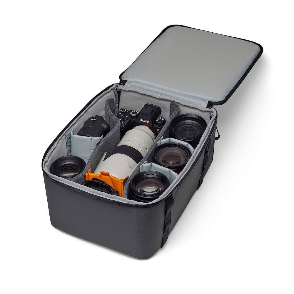 Lowepro GearUp Pro XXL II, Caja de Cámara, Funda Dura para Reflex y Mirrorless, Funda con Divisores Ajustables para Mochila, Bolsa para Cámara