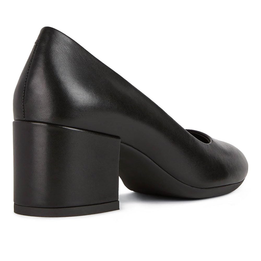 Geox D Eleana A, Zapatos para Mujer, Negro (Black), 37.5 EU