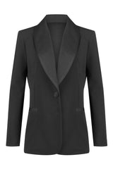 19V69 ITALIA Tea, Blazer Mujer, Negro, L