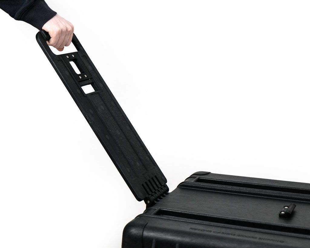PELI 0340 contenedor Protector con Asas Grandes y robustas para el Transporte de Equipos Profundos, IP67 estanco, 96L de Capacidad, Fabricado en EE.UU., sin Espuma, Color Negro (0340-001-110E)