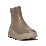 Fitflop Women's F-Mode Leather Flatform Chelsea Boots, Minky Grey, 36 EU