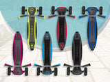 Globber - ULTIMUM - Patinete plegable de 3 ruedas para niños, adolescentes y adultos , Gris carbón