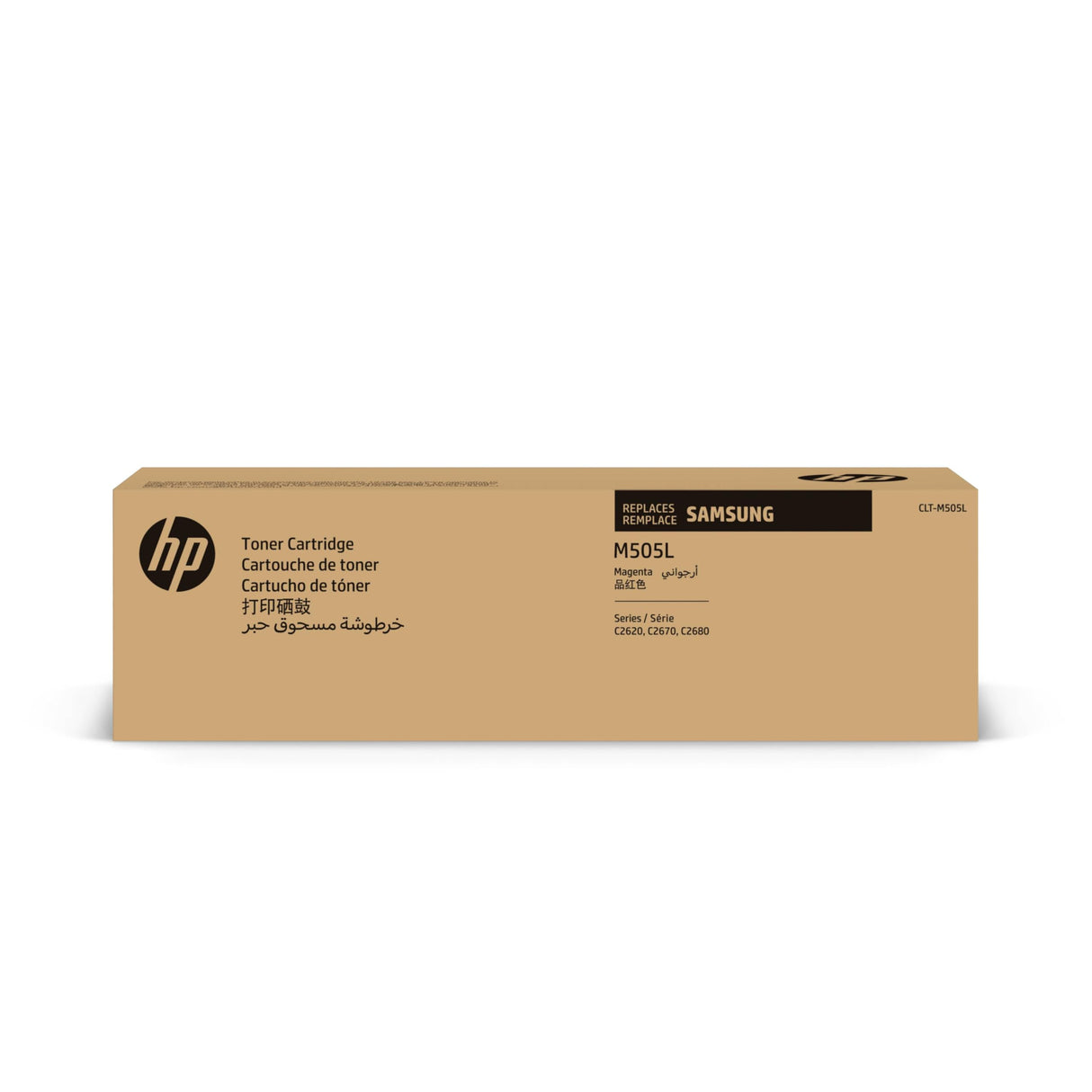 Samsung CLT-M505L, SU302A, Magenta, Cartucho Tóner de Alta Capacidad Original, de 3.500 páginas, compatible con impresoras Samsung LaserJet ProXpress Color C2620DW, C2670FW y C2680FX