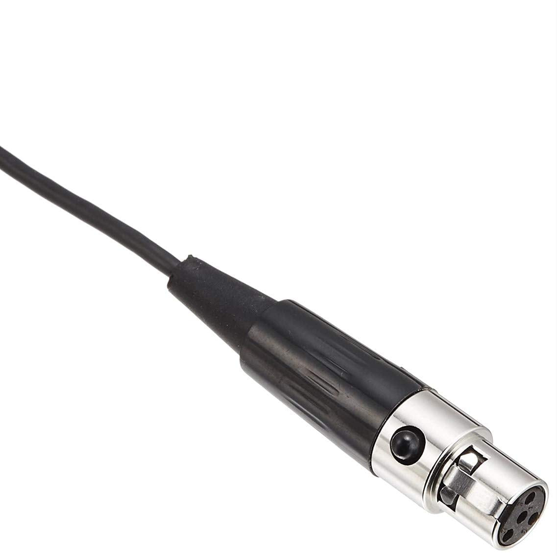 Shure PGA31 CONDENSADOR DE AURIDOS Micrófono con patrón polar cardioide, cuello de cisne flexible, parabrisas de espuma y conector TA4F (TQG) para su uso con sistemas inalámbricos Shure (PGA31-TQG)