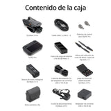 DJI Mavic 3 Pro Pack Vuela Más con DJI RC Pro (pantalla de alto brillo), Mando a distancia, cámara Hasselblad con CMOS 4/3, tres baterías de vuelo inteligentes, centro de carga, juego de filtros ND