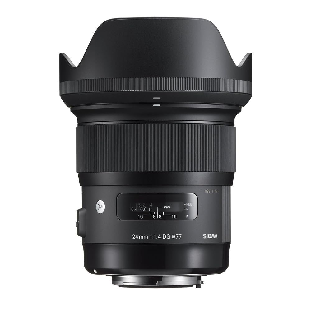 Sigma 24 mm / F 1.4 DG HSM Art - Objetivo para Nikon, color negro