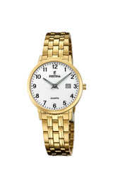 Reloj FESTINA para Mujer F20514/1 Acero Clasico Caja de Acero Inoxidable 316l Dorado Correa de Acero Inoxidable 316l Dorado