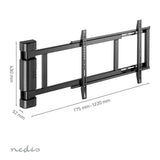 Nedis Motorisierte TV-Wandhalterung Motorisierte TV-Wandhalterung | 32-75" | ferngesteuert | ABS/Stahl |