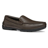 Geox U Moner W 2FIT A, Mocasín Hombre, Coffee, 41 EU