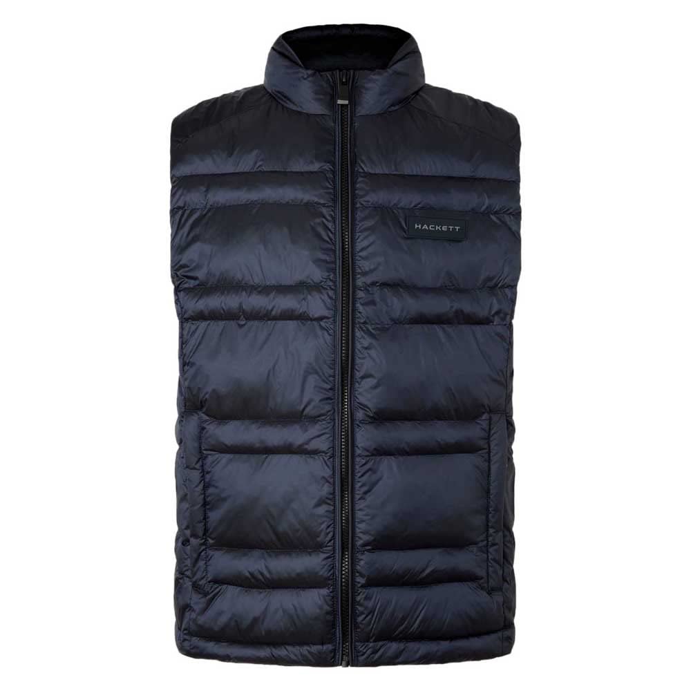 Hackett London Chaleco de Plumas HS, Azul (Marino), XXL para Hombre