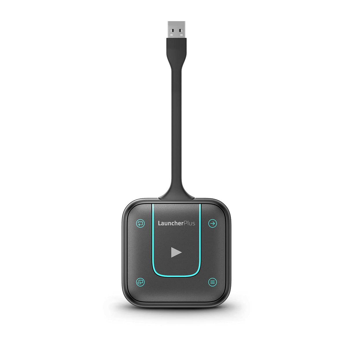 Vivitek LauncherPlus - Dispositivo USB Plug and Play (2,4 GHz y 5 GHz, encriptación AES-256, ISO27001), Color Negro