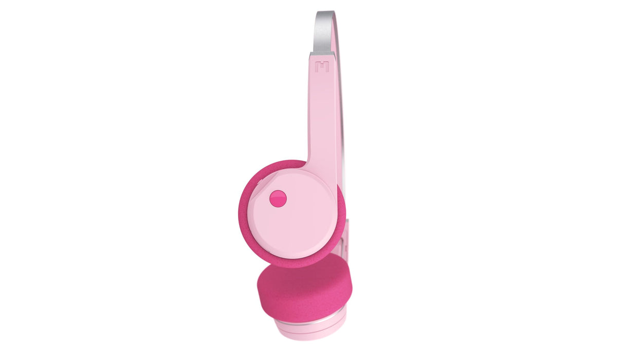 Mondo Freestyle On-Ear Auriculares, Bluetooth 5.3, ENC, Controlador de 36 mm, Estilo Retro de los años 80, Rosa